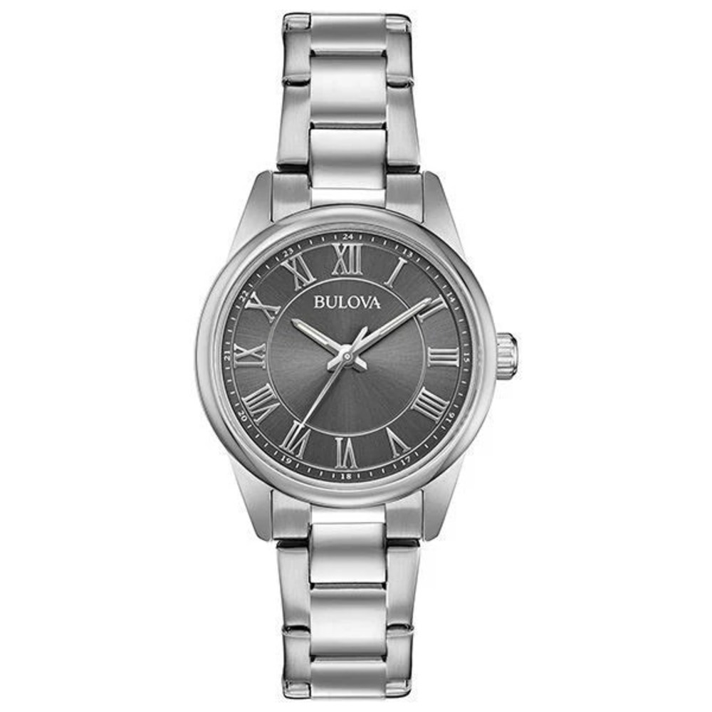 Bulova 96L272 Women's Classic Silver Bracelet Watch 32MM NIB